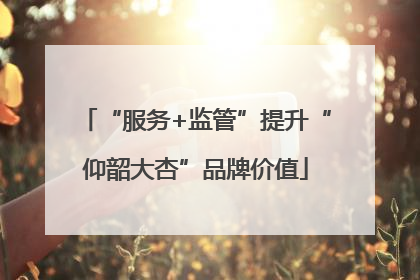 “服务+监管”提升“仰韶大杏”品牌价值