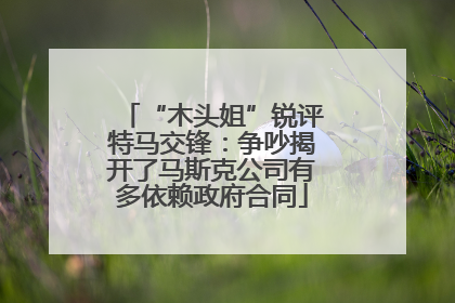 “木头姐”锐评特马交锋：争吵揭开了马斯克公司有多依赖政府合同