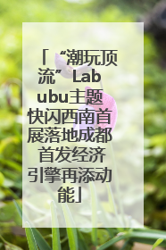 “潮玩顶流”Labubu主题快闪西南首展落地成都 首发经济引擎再添动能