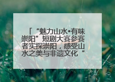 “魅力山水•有味崇阳”短剧大赛参赛者实探崇阳，感受山水之美与非遗文化“提琴戏”魅力