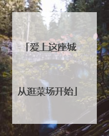 爱上这座城 从逛菜场开始