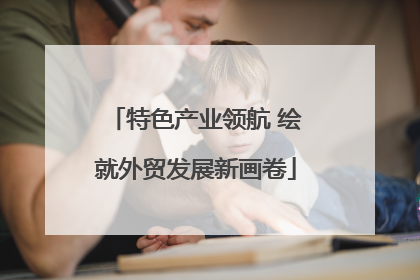 特色产业领航 绘就外贸发展新画卷