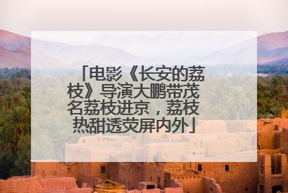 电影《长安的荔枝》导演大鹏带茂名荔枝进京，荔枝热甜透荧屏内外