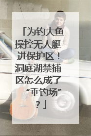 为钓大鱼操控无人艇进保护区！洞庭湖禁捕区怎么成了“垂钓场”？