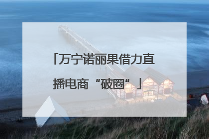 万宁诺丽果借力直播电商“破圈”