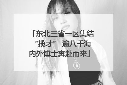 东北三省一区集结“揽才” 逾八千海内外博士奔赴而来