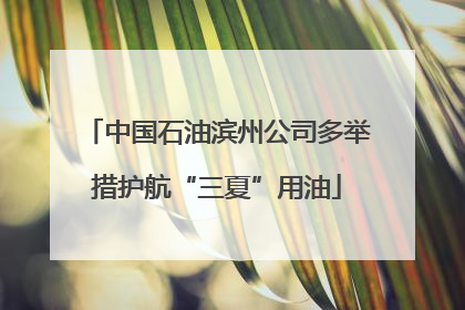 中国石油滨州公司多举措护航“三夏”用油