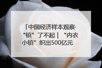 中国经济样本观察·“镇”了不起｜“内衣小镇”织出500亿元“里子产业”
