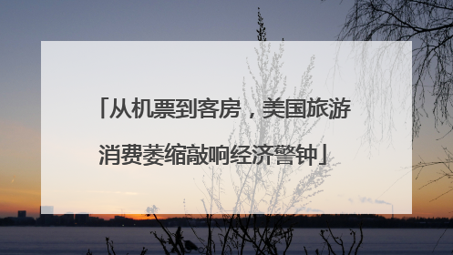 从机票到客房，美国旅游消费萎缩敲响经济警钟