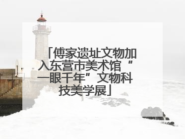 傅家遗址文物加入东营市美术馆“一眼千年”文物科技美学展
