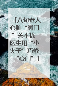 八旬老人心脏“阀门”关不拢 医生用“小夹子”巧修“心门”