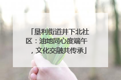 垦利街道井下北社区：油地同心度端午，文化交融共传承