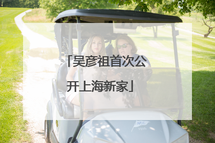 吴彦祖首次公开上海新家