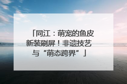 同江：萌宠的鱼皮新装刷屏！非遗技艺与“萌态跨界”