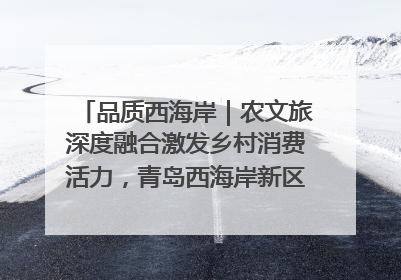 品质西海岸｜农文旅深度融合激发乡村消费活力，青岛西海岸新区的乡村振兴实践