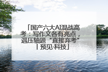 国产六大AI混战高考：写作文各有亮点，遇压轴题“直接弃考”丨预见·科技