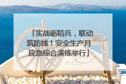 实战砺精兵，联动筑防线！安全生产月应急综合演练举行