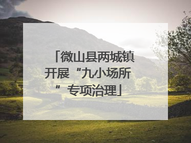 微山县两城镇开展“九小场所”专项治理