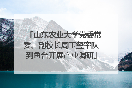 山东农业大学党委常委、副校长周玉玺率队到鱼台开展产业调研