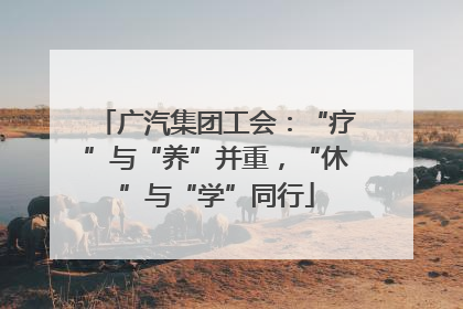 广汽集团工会：“疗”与“养”并重，“休”与“学”同行