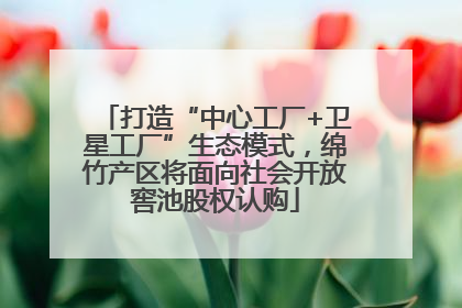 打造“中心工厂+卫星工厂”生态模式，绵竹产区将面向社会开放窖池股权认购