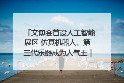 文博会首设人工智能展区 仿真机器人、第三代乐器成为人气王｜文博向“新”