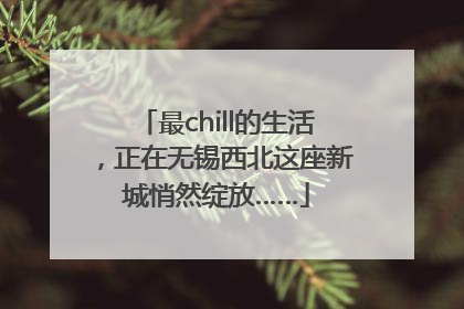 最chill的生活，正在无锡西北这座新城悄然绽放……