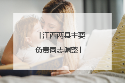 江西两县主要负责同志调整