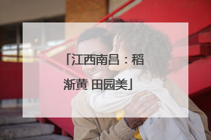 江西南昌：稻渐黄 田园美