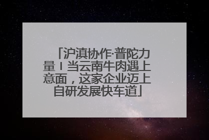 沪滇协作·普陀力量〡当云南牛肉遇上意面，这家企业迈上自研发展快车道