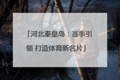 河北秦皇岛：赛事引领 打造体育新名片