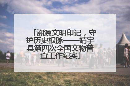 溯源文明印记，守护历史根脉——靖宇县第四次全国文物普查工作纪实