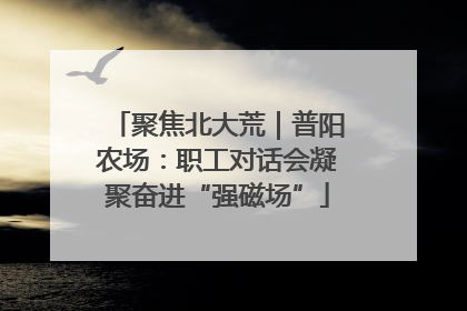 聚焦北大荒｜普阳农场：职工对话会凝聚奋进“强磁场”