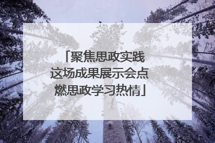 聚焦思政实践 这场成果展示会点燃思政学习热情