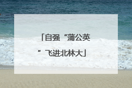 自强“蒲公英”飞进北林大