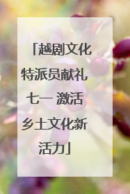 越剧文化特派员献礼七一 激活乡土文化新活力