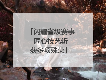 闪耀省级赛事  匠心技艺斩获多项殊荣