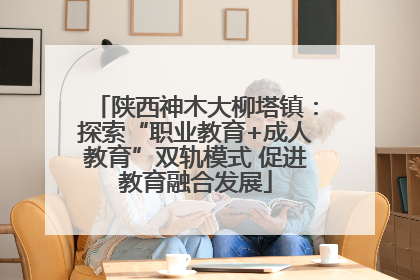 陕西神木大柳塔镇：探索“职业教育+成人教育”双轨模式 促进教育融合发展