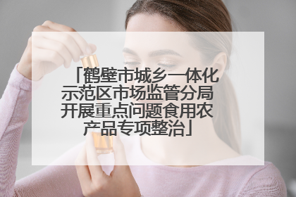 鹤壁市城乡一体化示范区市场监管分局开展重点问题食用农产品专项整治