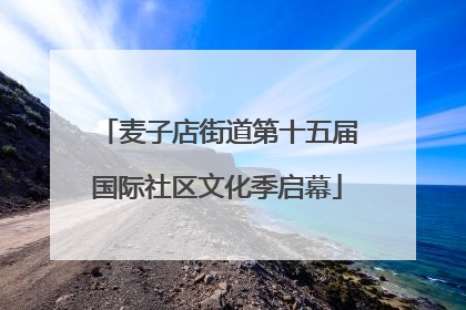 麦子店街道第十五届国际社区文化季启幕