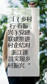 （乡村行·看振兴）党建联建推进村企结对 浙江遂昌实现乡村振兴“加速度”