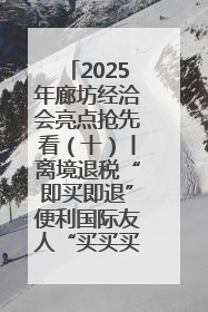 2025年廊坊经洽会亮点抢先看（十）丨离境退税“即买即退”便利国际友人“买买买”