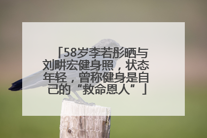 58岁李若彤晒与刘畊宏健身照，状态年轻，曾称健身是自己的“救命恩人”