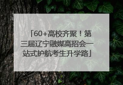 60+高校齐聚！第三届辽宁融媒高招会一站式护航考生升学路